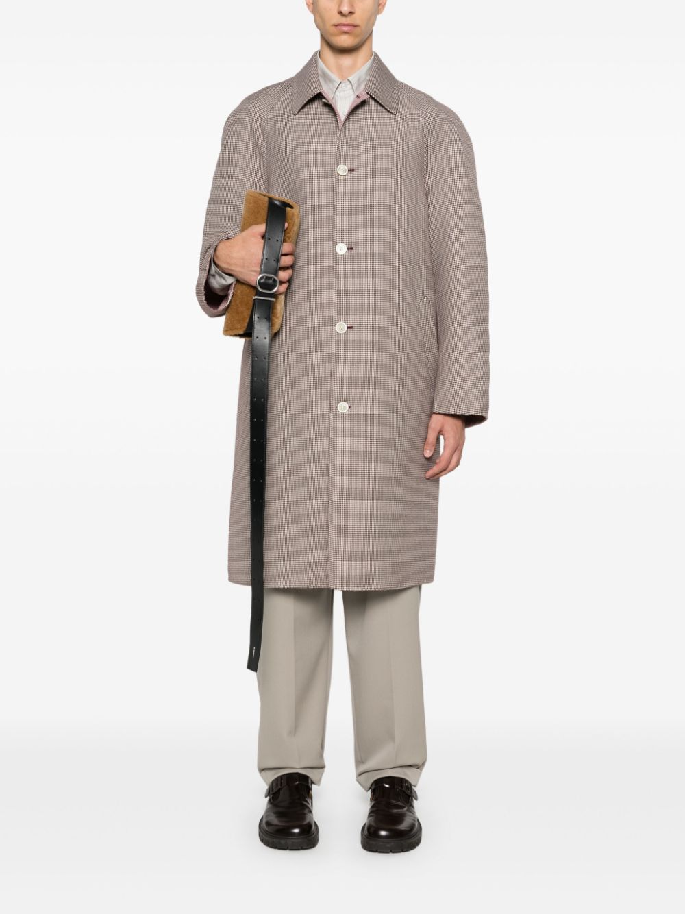 MARNI-DOUBLE SINGLE-BREASTED 5 BUTTON COAT-