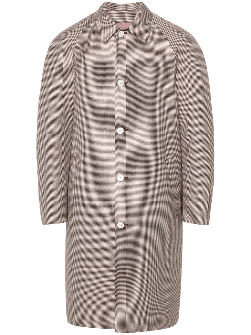 MARNI-DOUBLE SINGLE-BREASTED 5 BUTTON COAT-