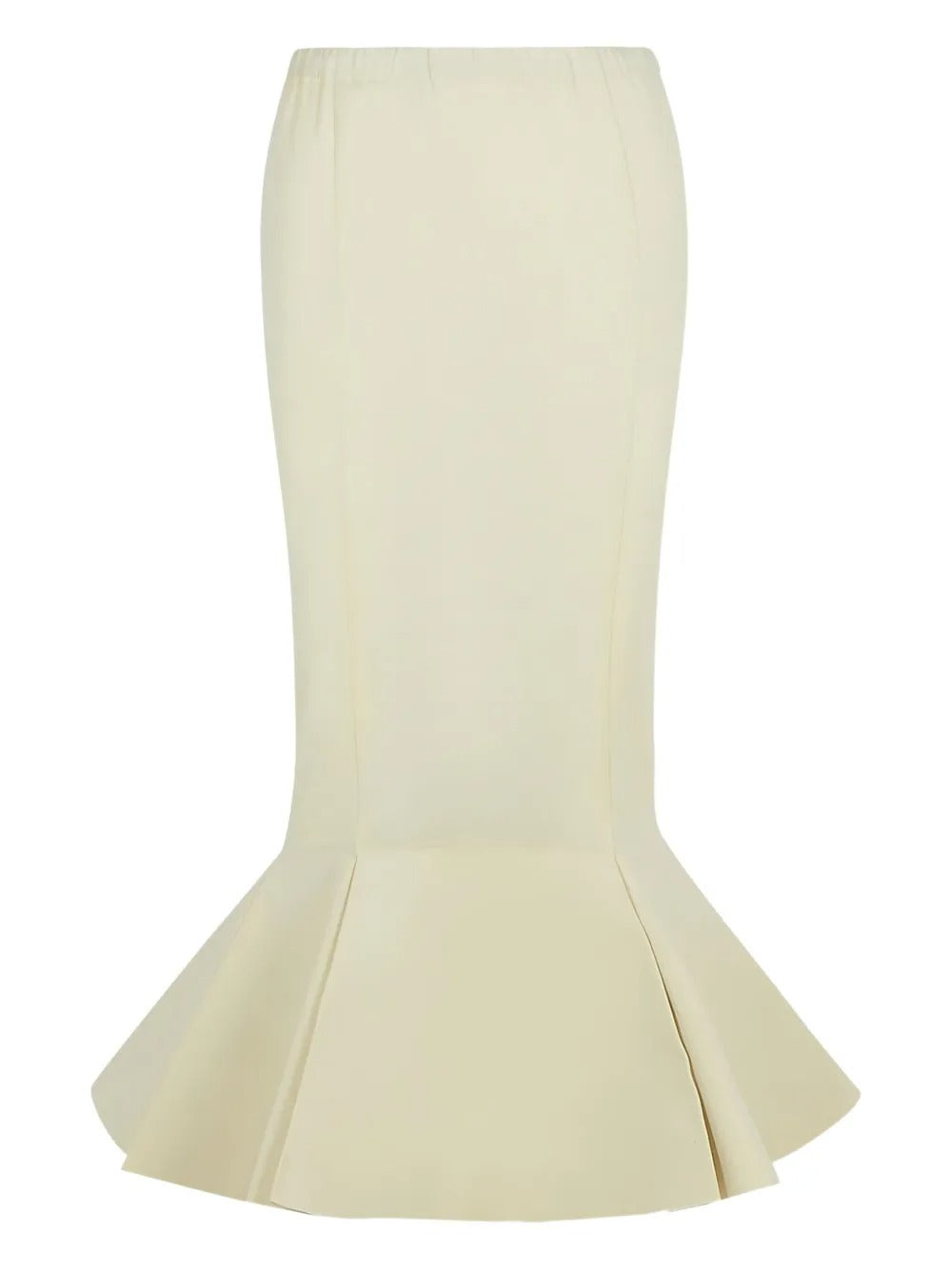 MARNI-elastic-waistband flared maxi skirt-