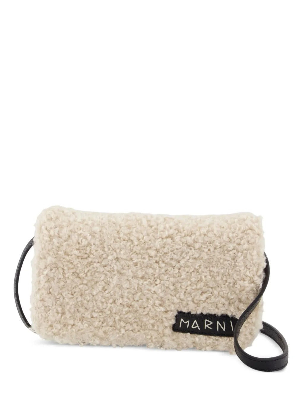 MARNI-faux-shearling crossbody bag-