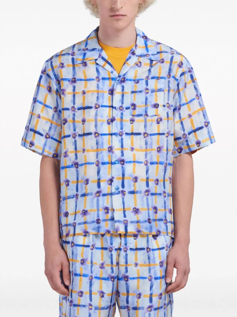 MARNI-HOBOTAI BOWLING SHIRT-CUMU0213A6UTSG09 SAB21