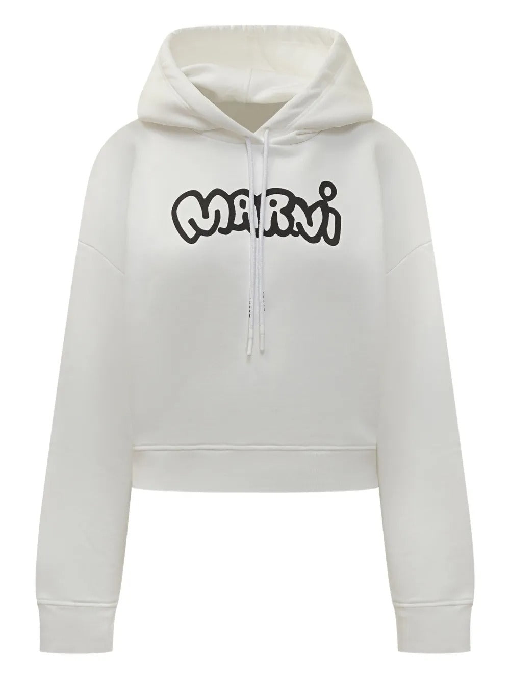 MARNI-logo-print hoodie-
