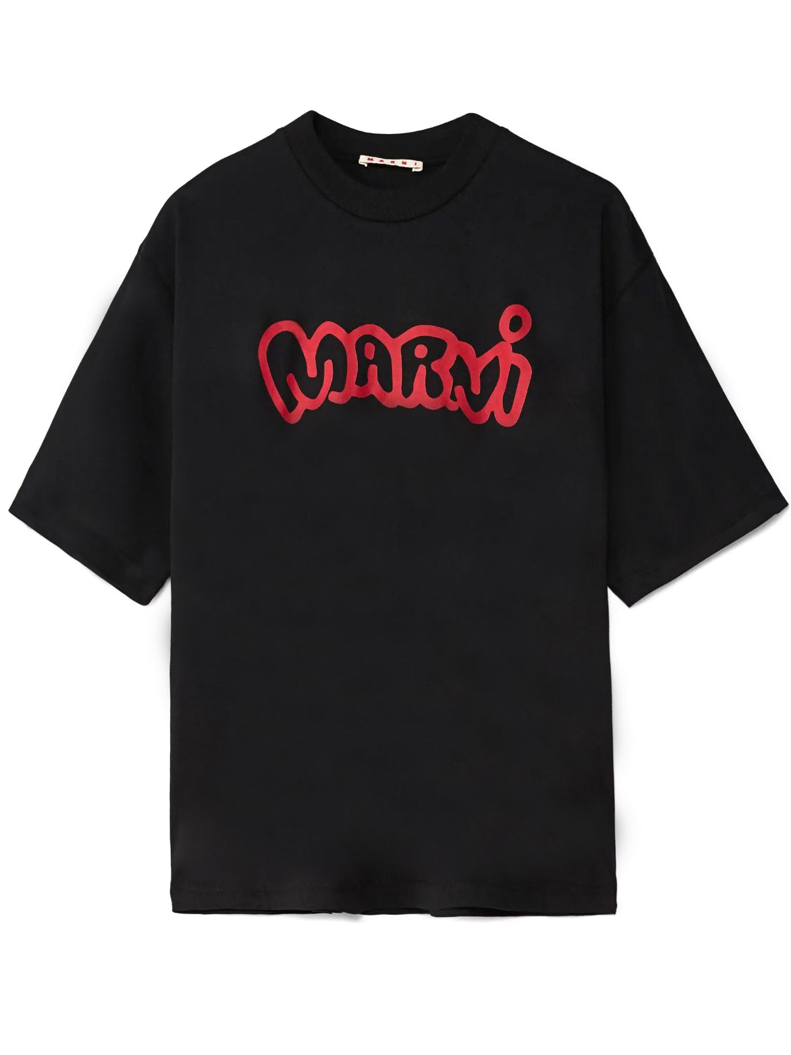 MARNI-logo-print T-shirt-