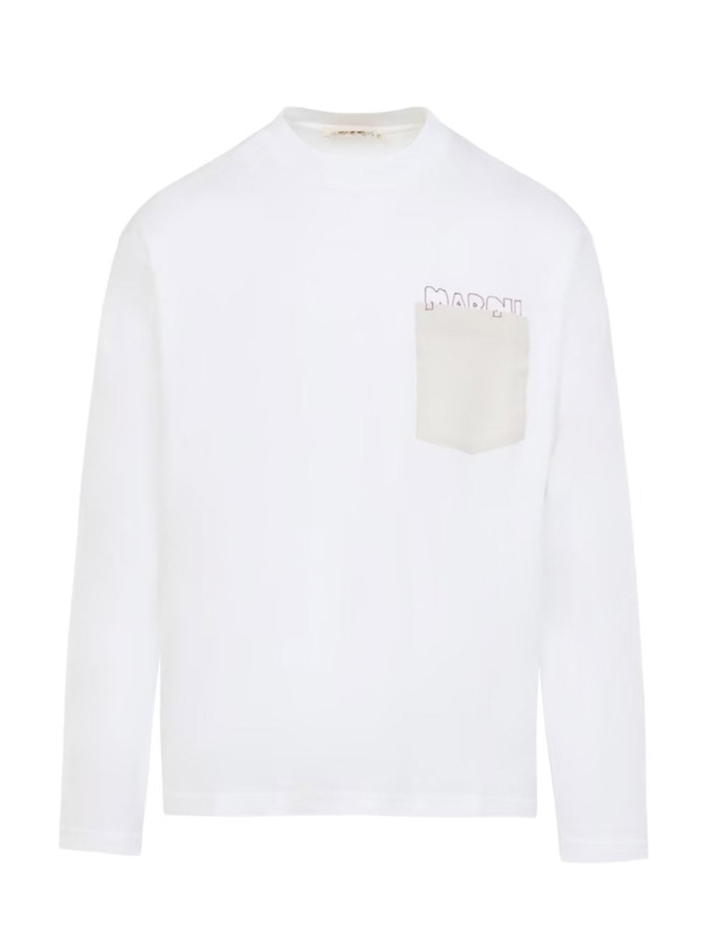 MARNI-logo-print T-shirt-