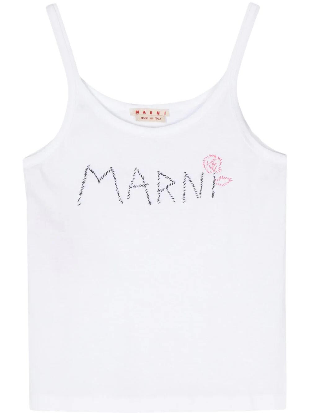 MARNI-LOGO TANK TOP-THJE0322S0UTC017 00W01