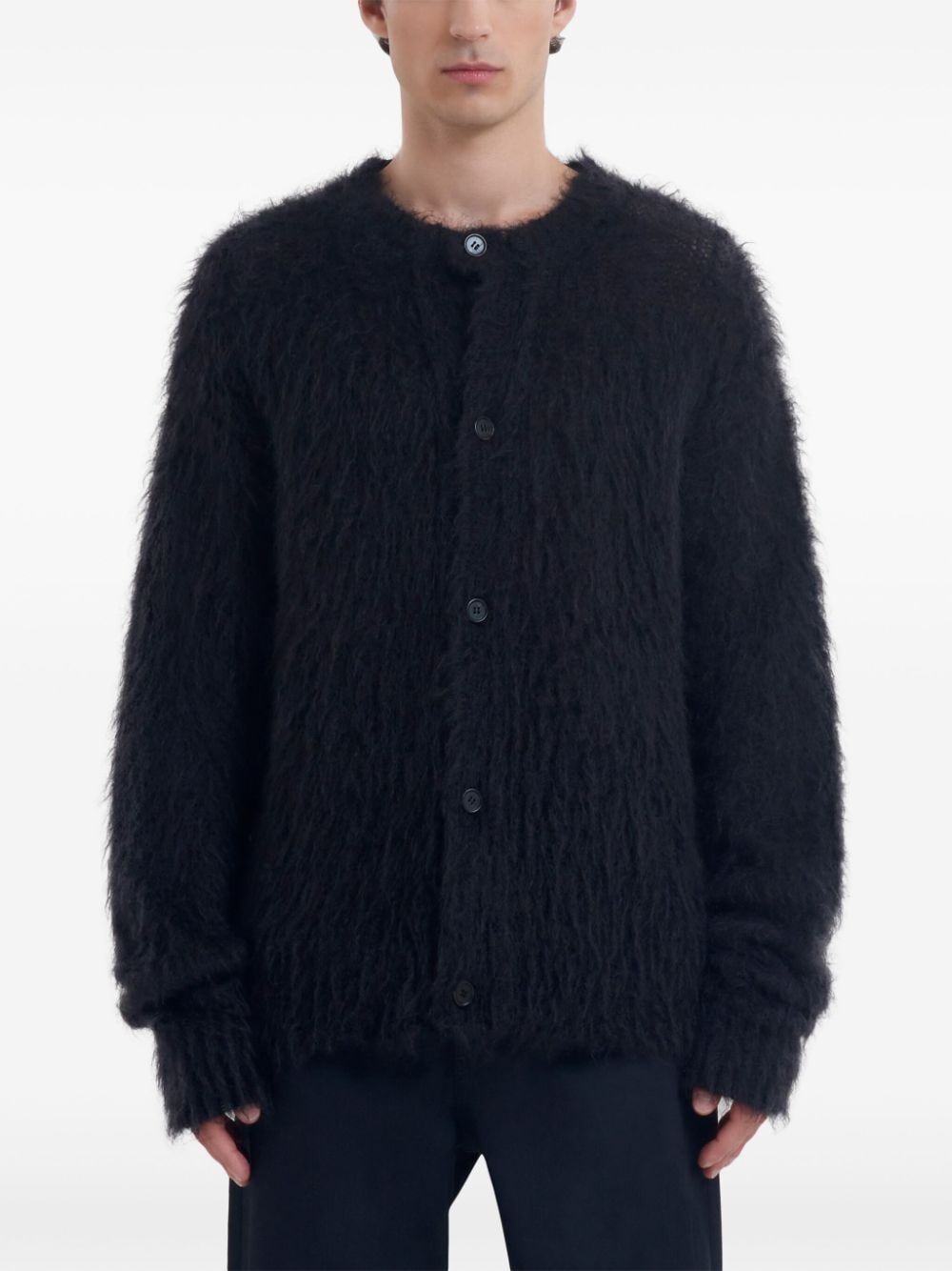 MARNI-LONG-SLEEVED CARDIGAN-