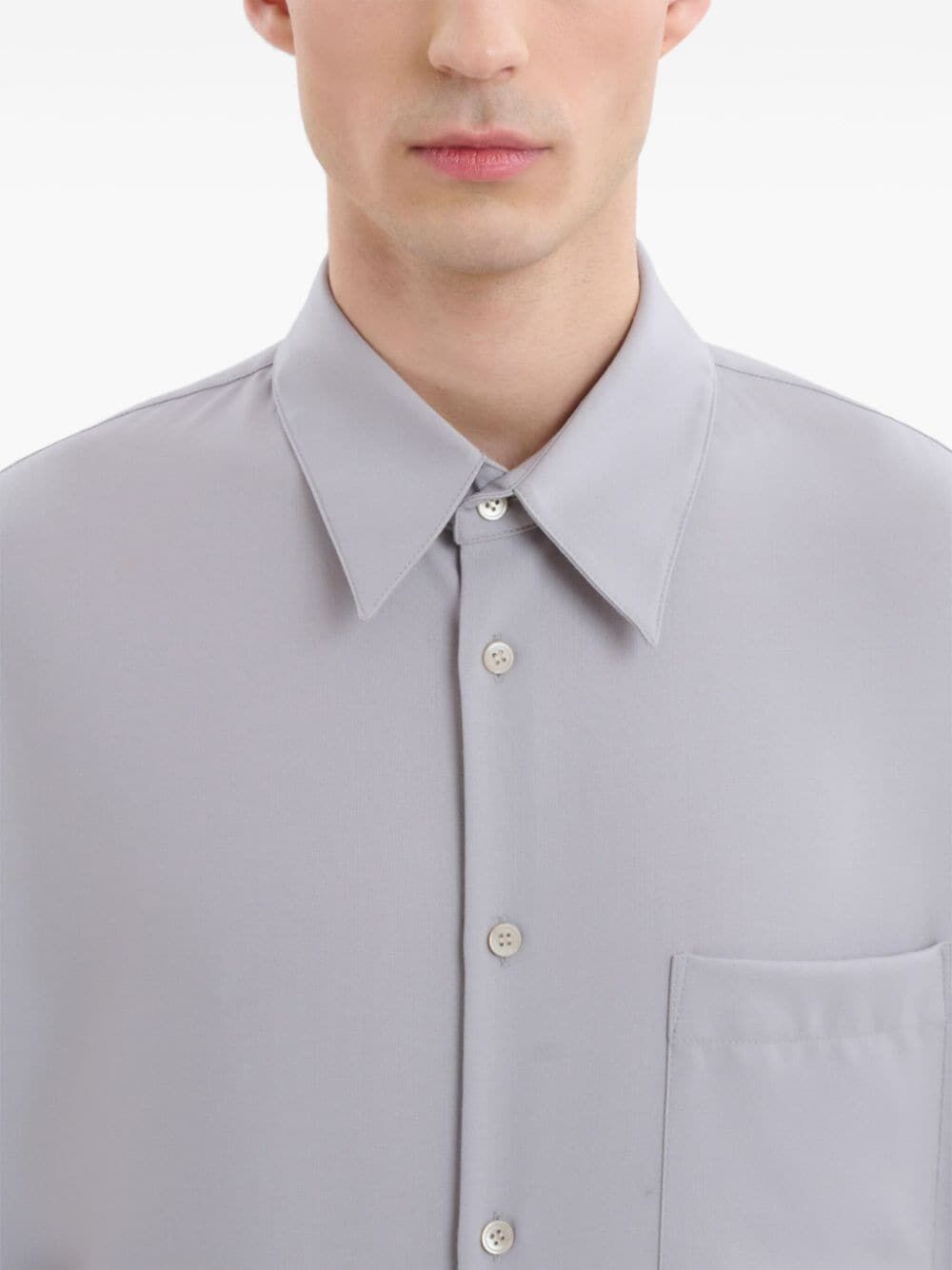 MARNI-LONGSLEEVED BOXY FIT SHIRT-