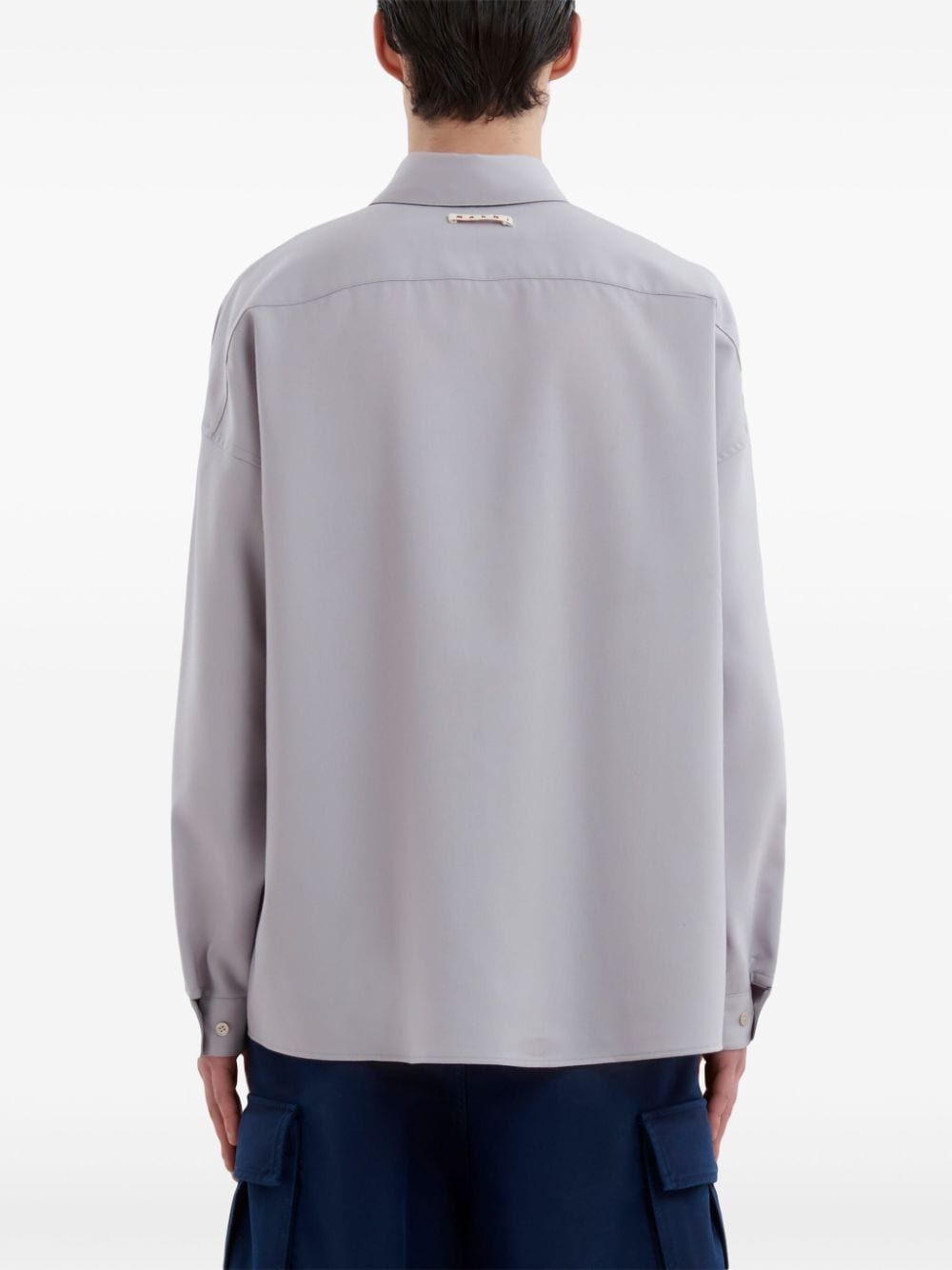 MARNI-LONGSLEEVED BOXY FIT SHIRT-