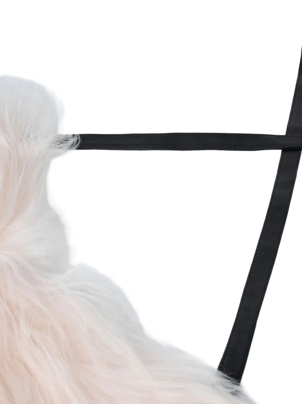 MARNI-Pink shearling collar-