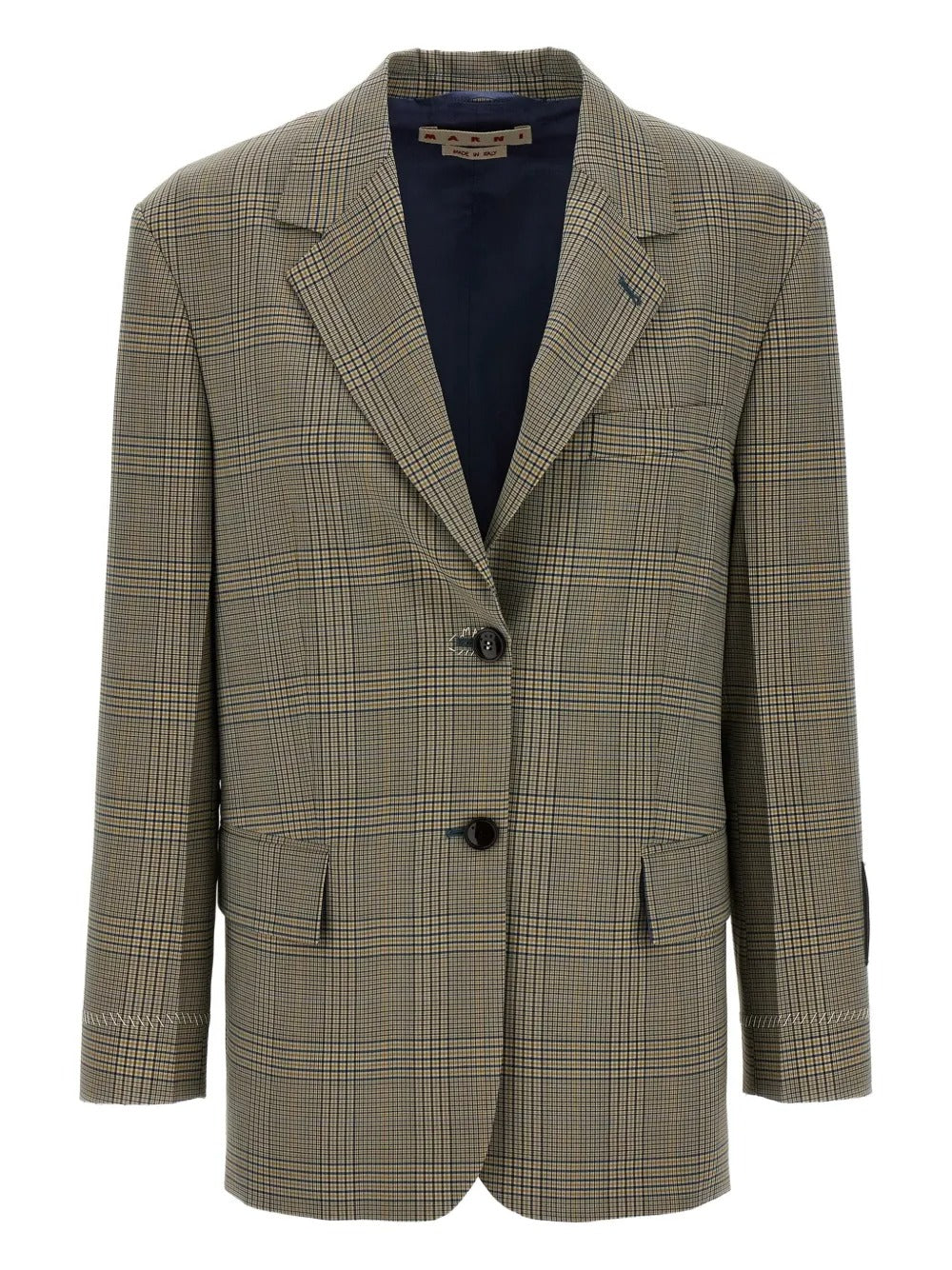 MARNI-Prince of Wales-check blazer-