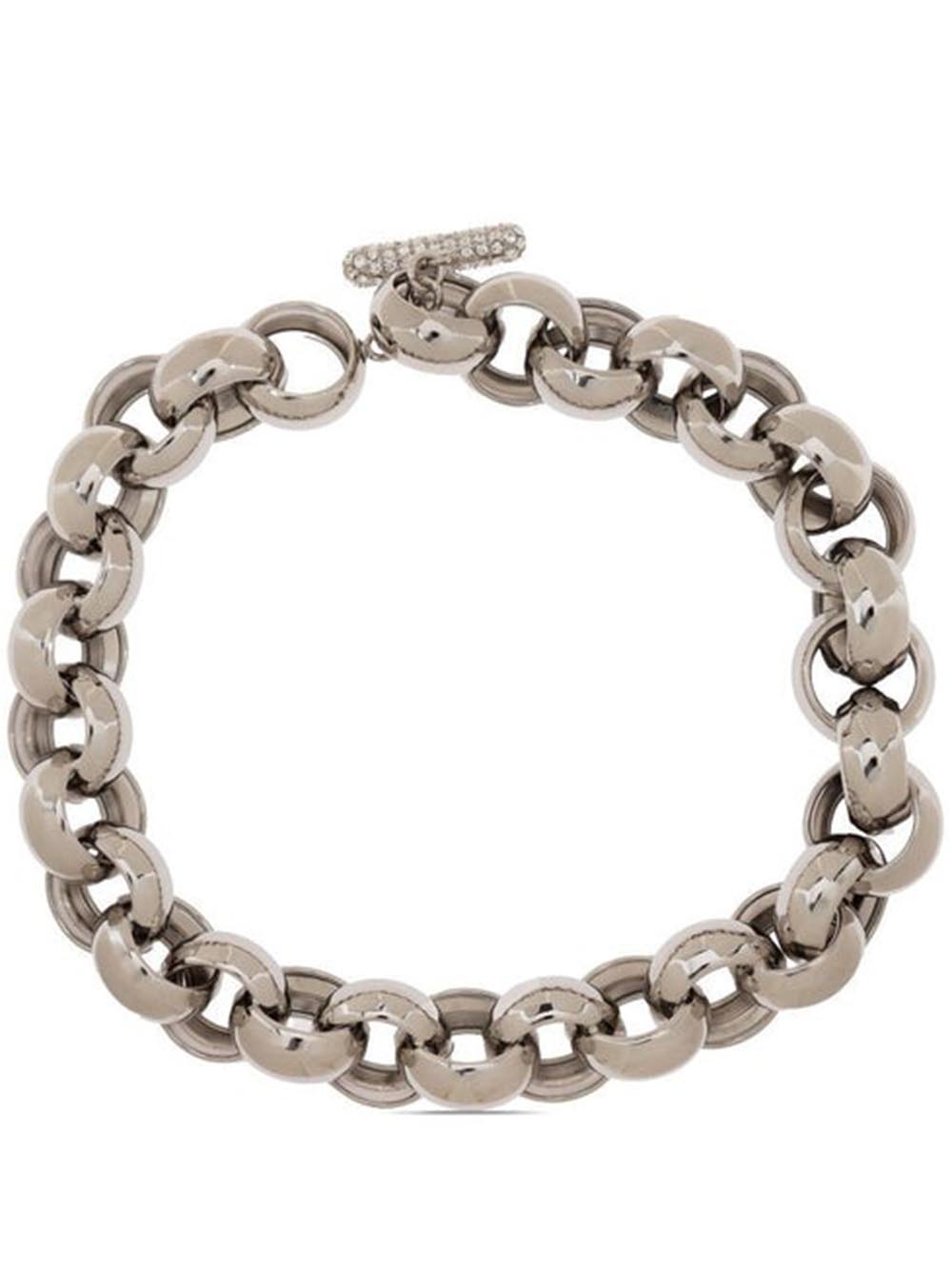 MARNI-SHORT BRASS NECKLACE-