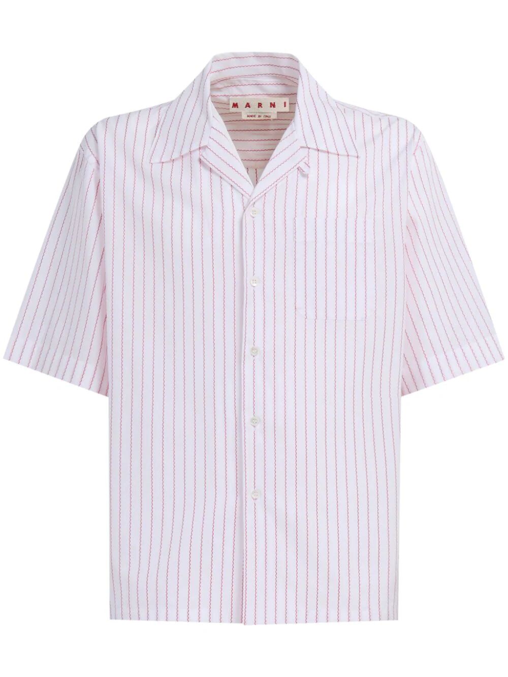 MARNI-STRIPED BOWLING SHIRT-CUMU0213A5UTC312 STW01