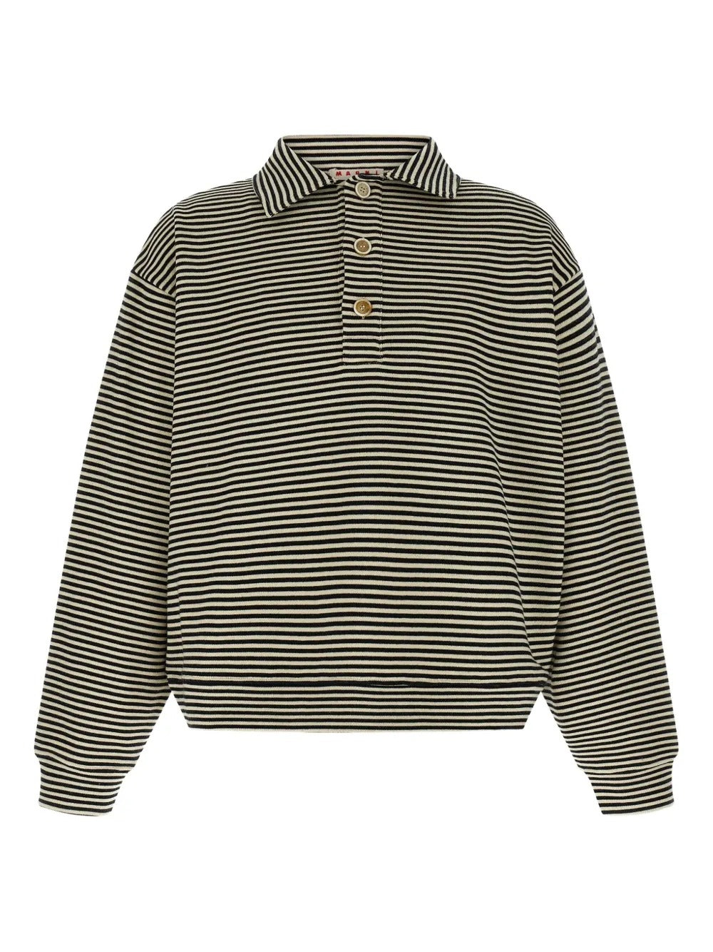 MARNI-striped cotton sweatshirt-