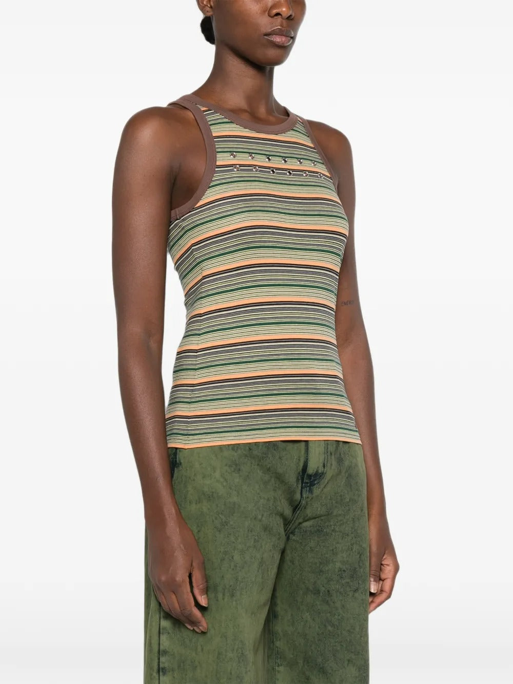 MARNI-Striped tank top-
