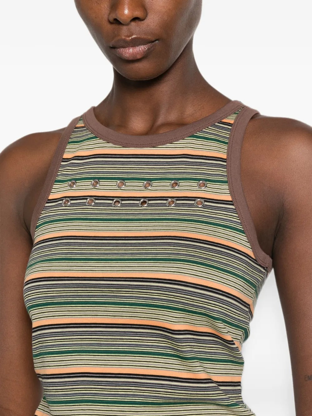 MARNI-Striped tank top-