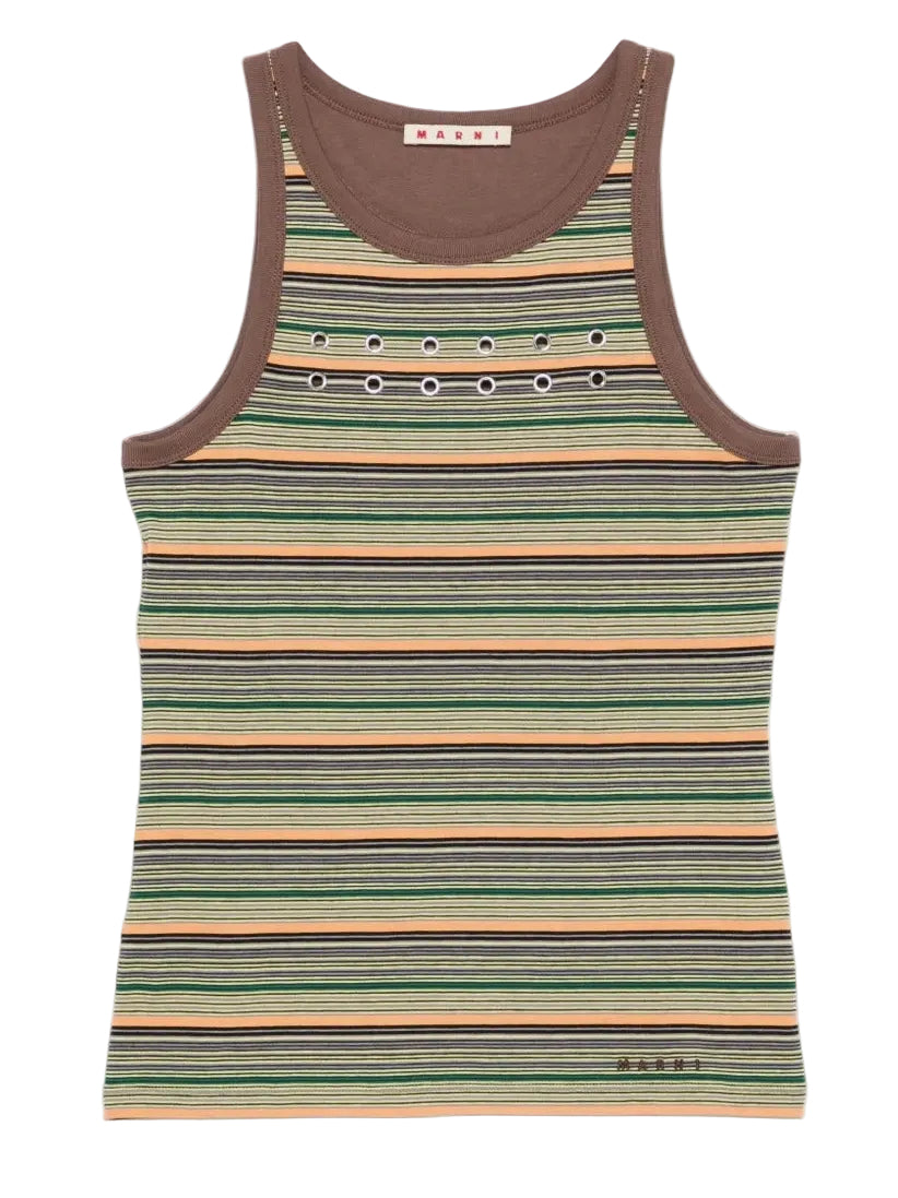 MARNI-Striped tank top-