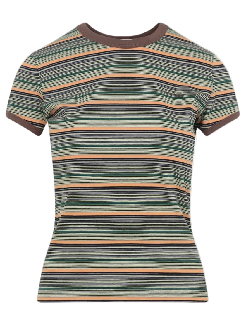 T-shirt with embroidered logo