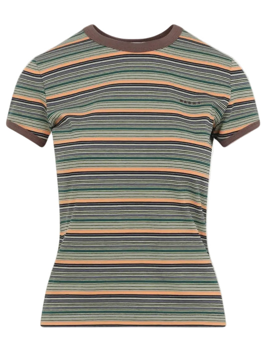 T-shirt with embroidered logo