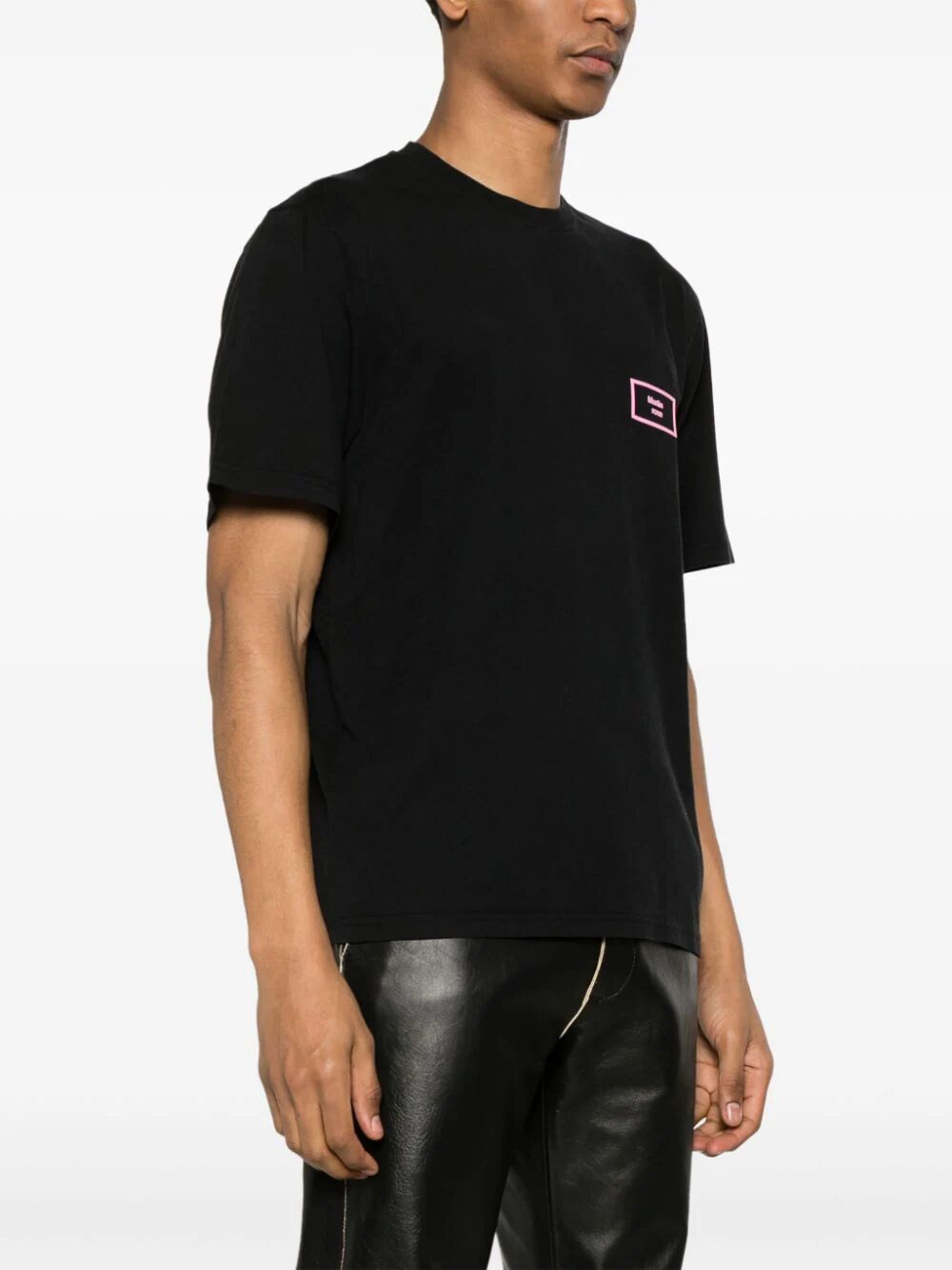 MARTINE ROSE-BOX LOGO T-SHIRT-CMRSS24 603 BLPIDY