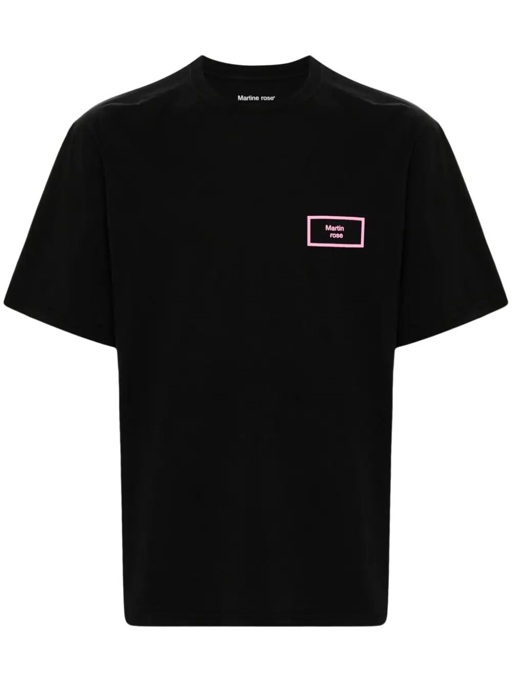 MARTINE ROSE-BOX LOGO T-SHIRT-CMRSS24 603 BLPIDY