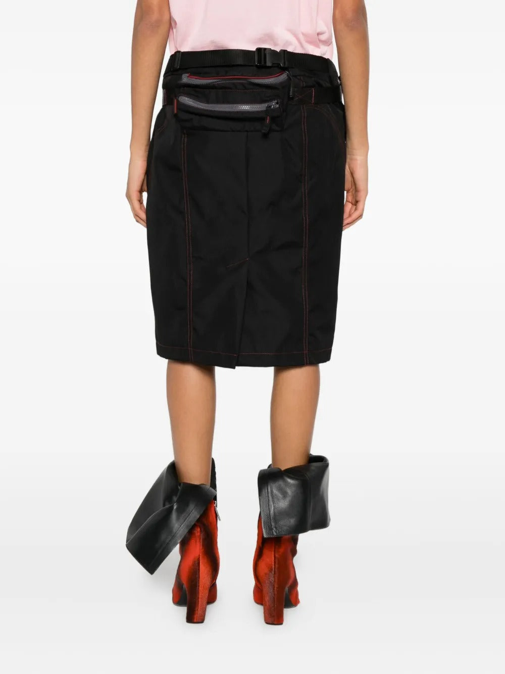 MARTINE ROSE-BUMBAG SKIRT-