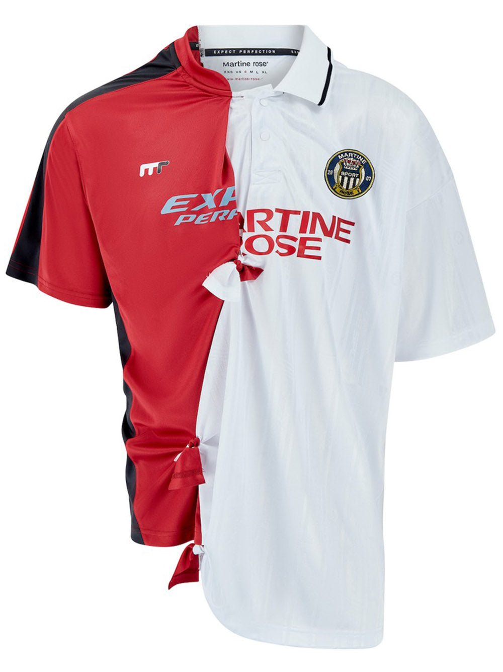 MARTINE ROSE-COLLAGE FOOTBALL TOP-