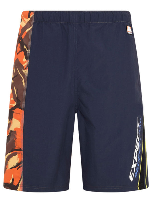 MARTINE ROSE-COLLAGE SWIM SHORTS-