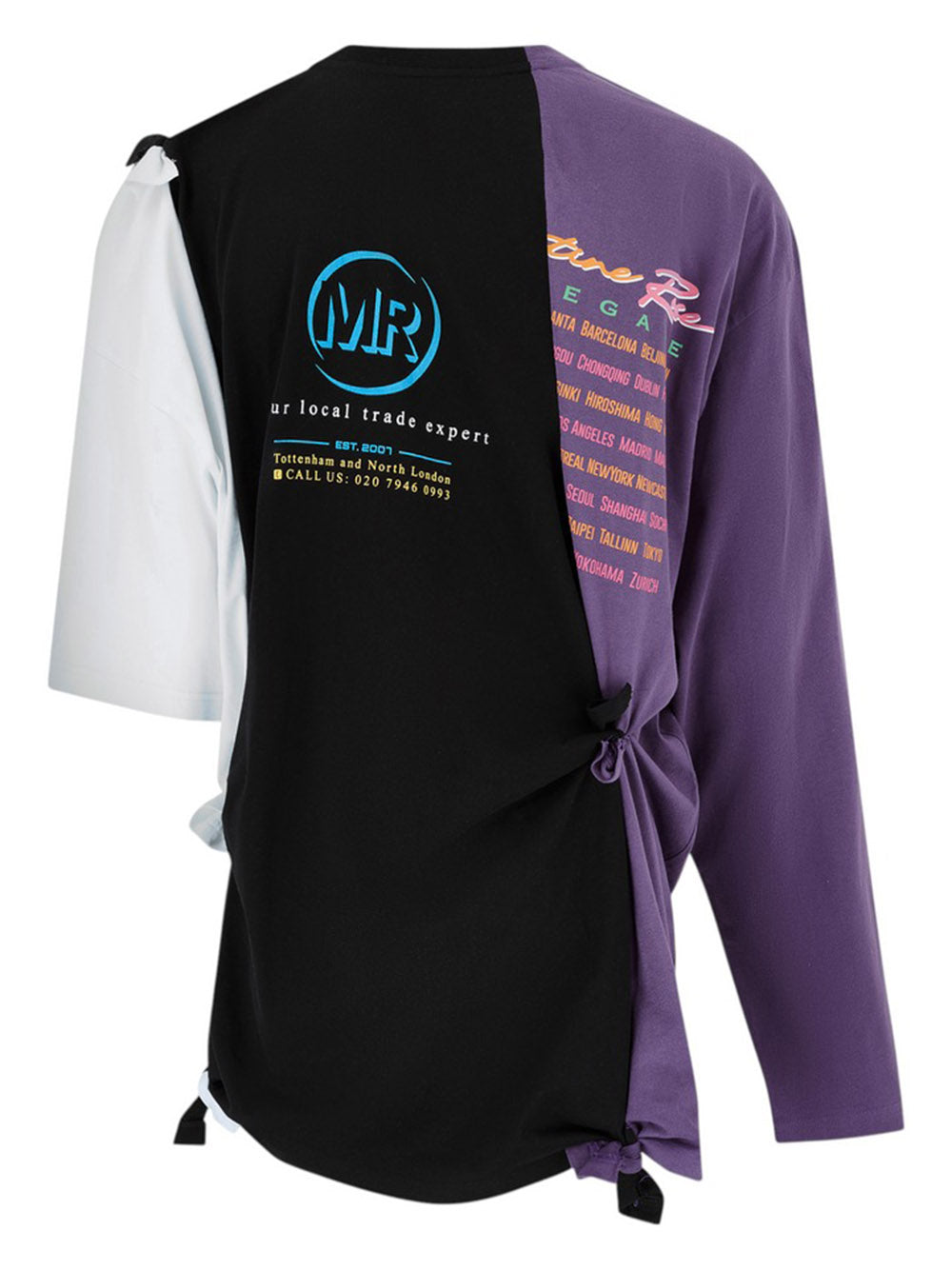 MARTINE ROSE-COLLAGE T-SHIRT-