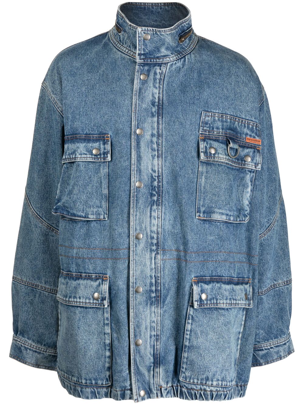 MARTINE ROSE-DENIM PARKA JACKET-MRSS23 227 MRBLW