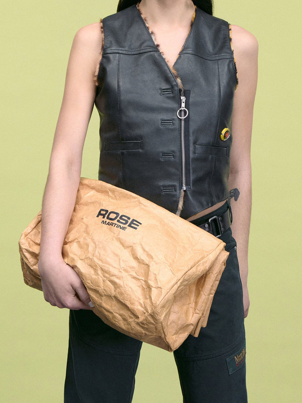 MARTINE ROSE-FOLDABLE BAG-