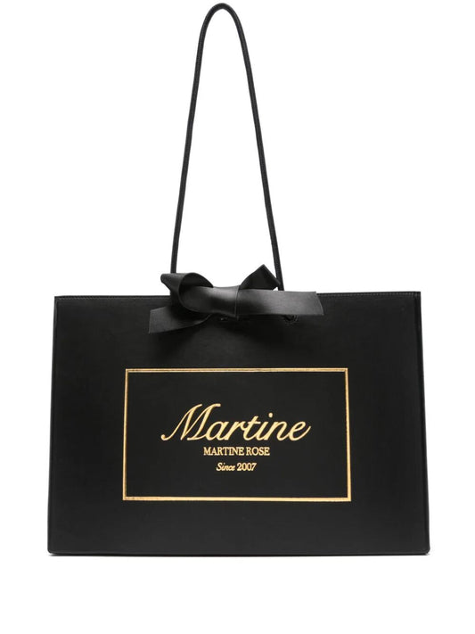 MARTINE ROSE-LARGE SHOPPER BAG-MRSS24 1149 BLACK