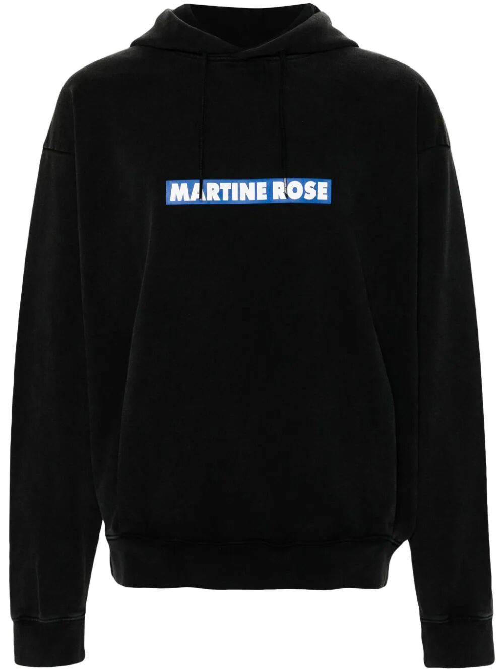 MARTINE ROSE-LOGO HOODIE-MRSS24 602 BLPIBM