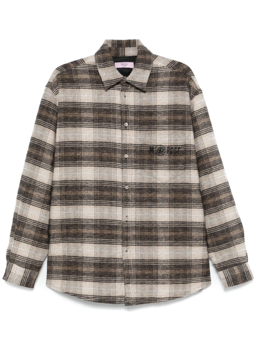 MARTINE ROSE-LS OVERSHIRT-