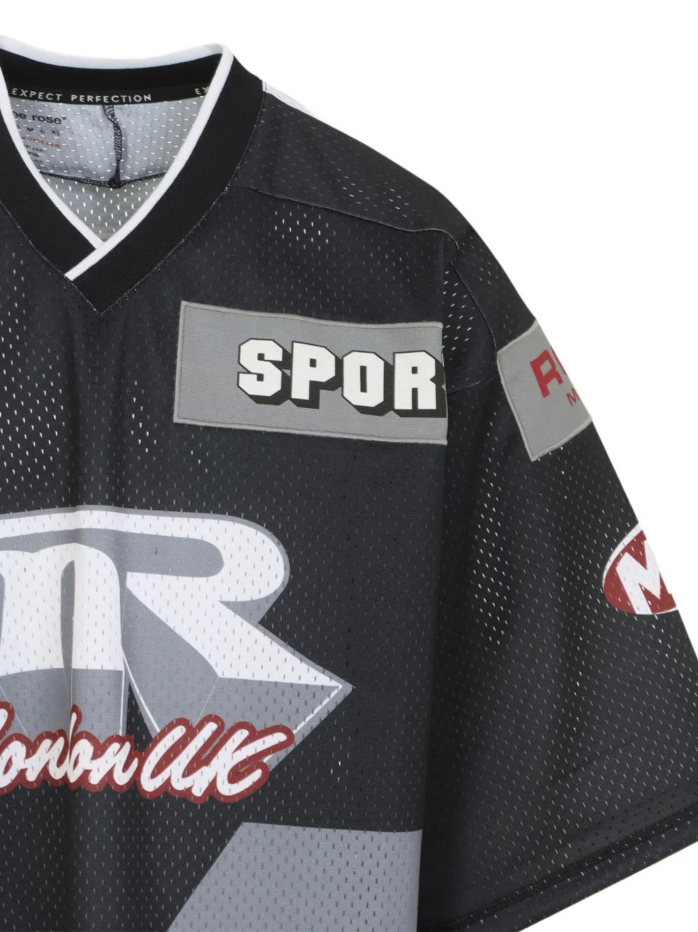 MARTINE ROSE-OVERSIZED HOCKEY TOP-