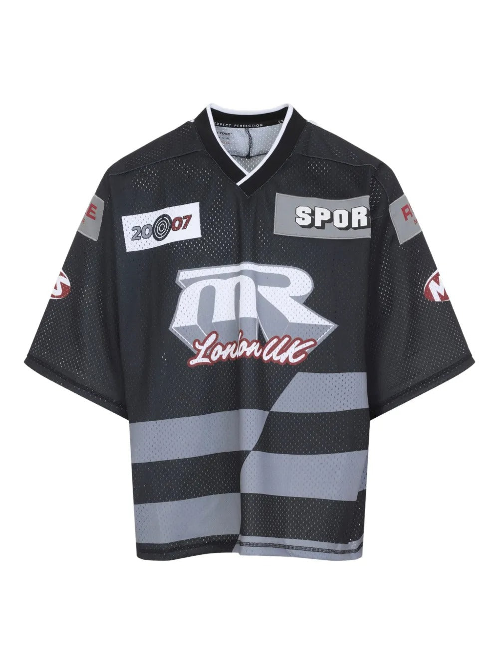 MARTINE ROSE-OVERSIZED HOCKEY TOP-