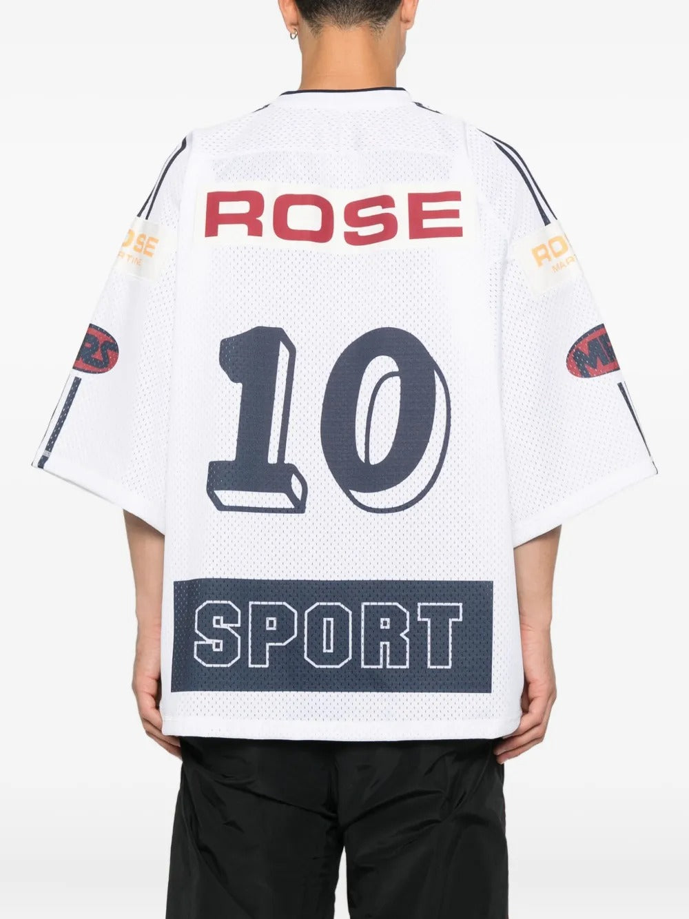 MARTINE ROSE-OVERSIZED HOCKEY TOP-