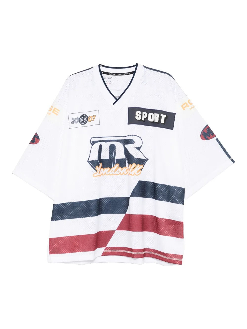 MARTINE ROSE-OVERSIZED HOCKEY TOP-