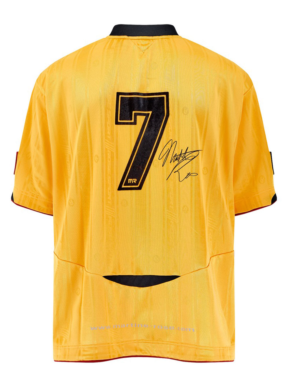 MARTINE ROSE-PRINTED FOOTBALL TOP-