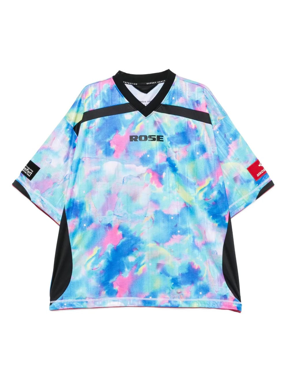 MARTINE ROSE-PRINTED FOOTBALL TOP-