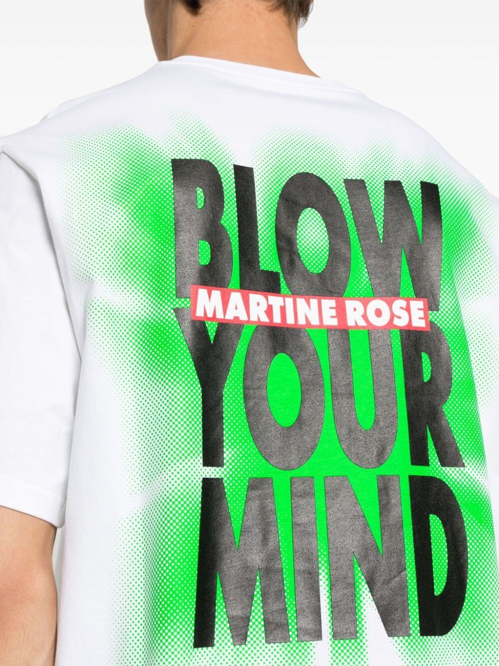 MARTINE ROSE-PRINTED T-SHIRT-MRSS24 603B WHBLYM