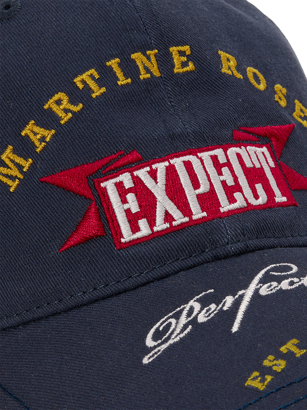 MARTINE ROSE-ROLL BACK CAP-