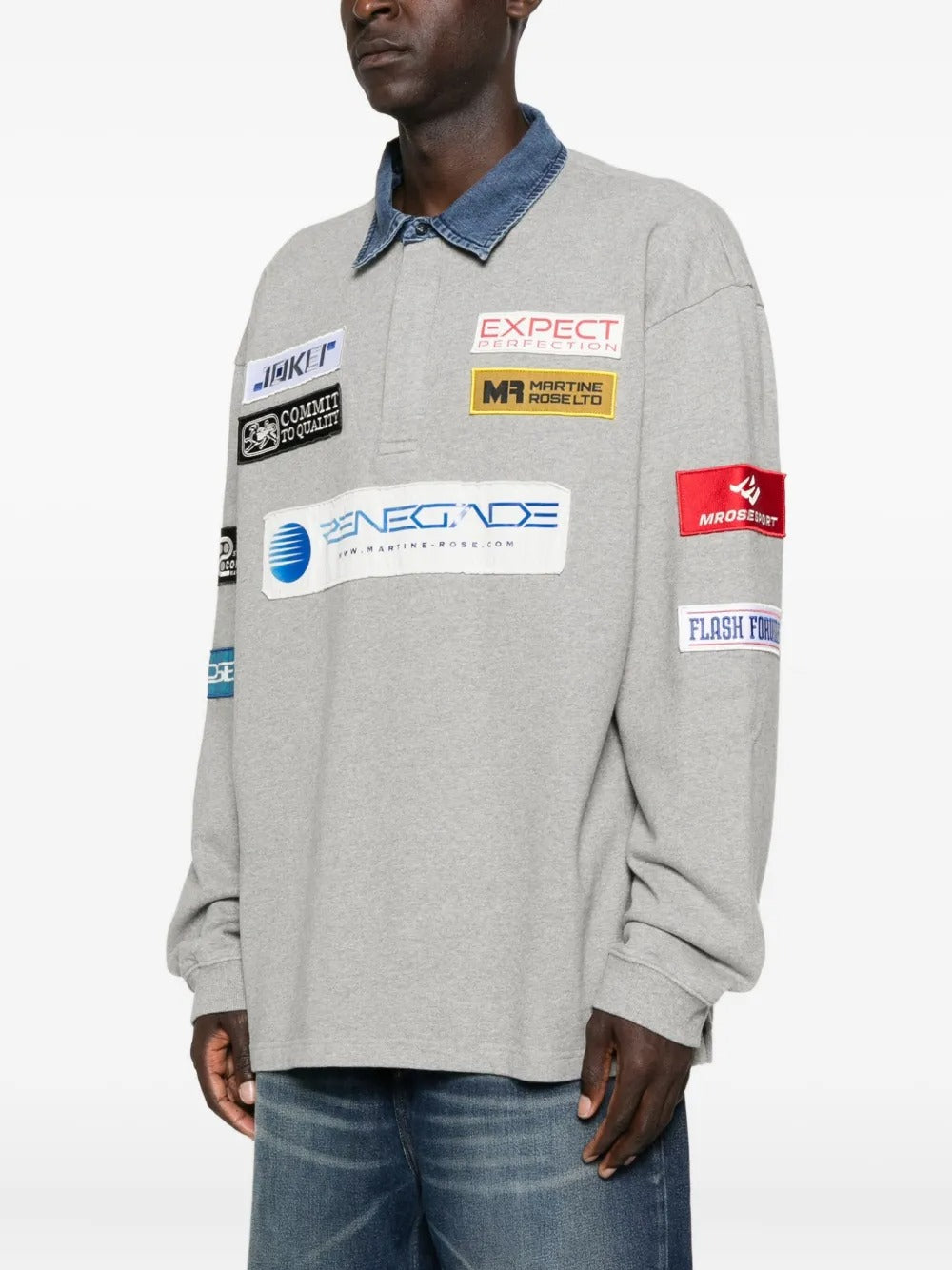 MARTINE ROSE-RUGBY POLO-