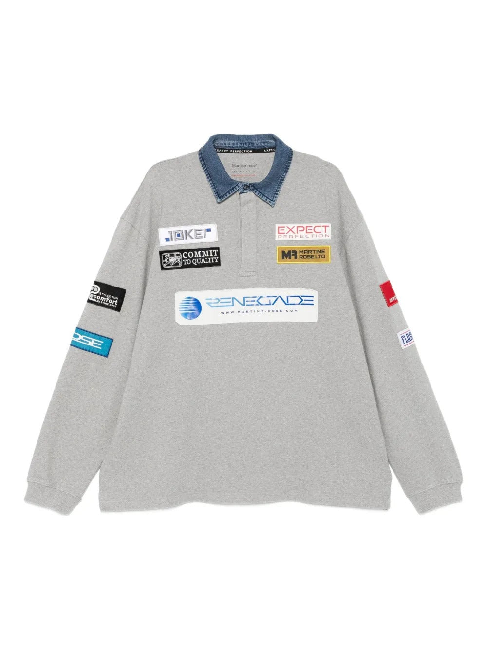 MARTINE ROSE-RUGBY POLO-