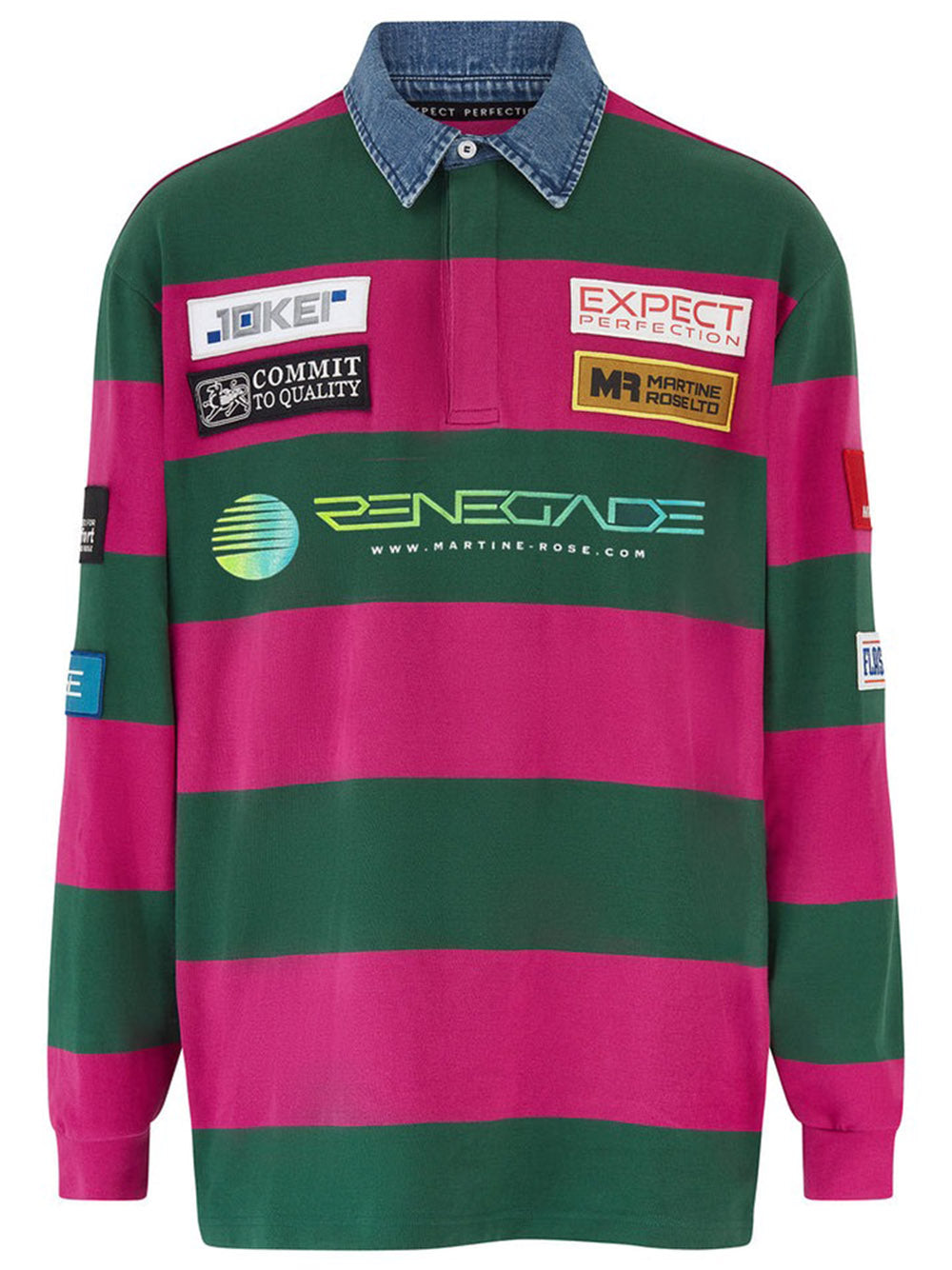 MARTINE ROSE-RUGBY POLO-