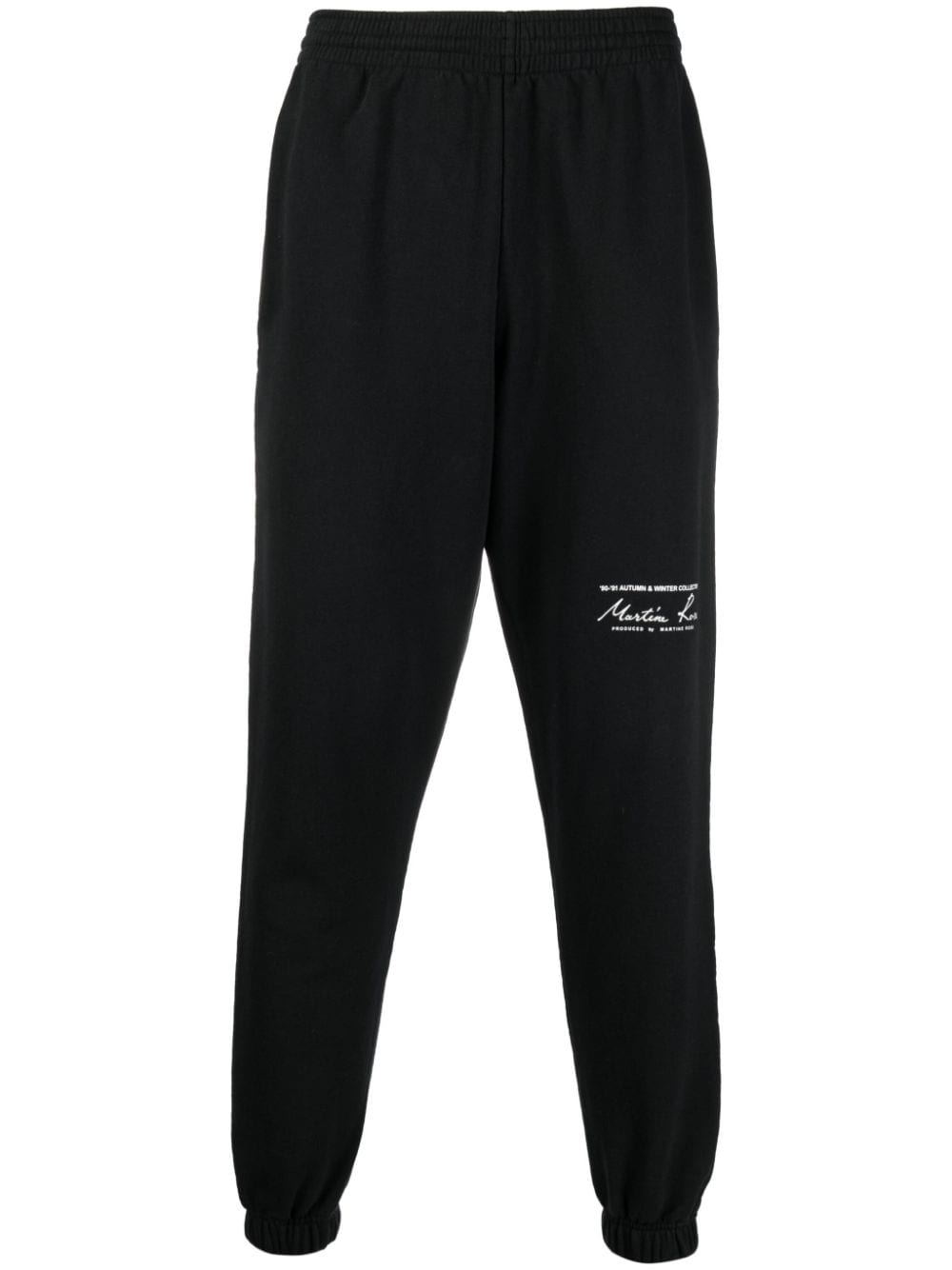 MARTINE ROSE-SLIM LEG TRACKPANT-CMR607 BLACK