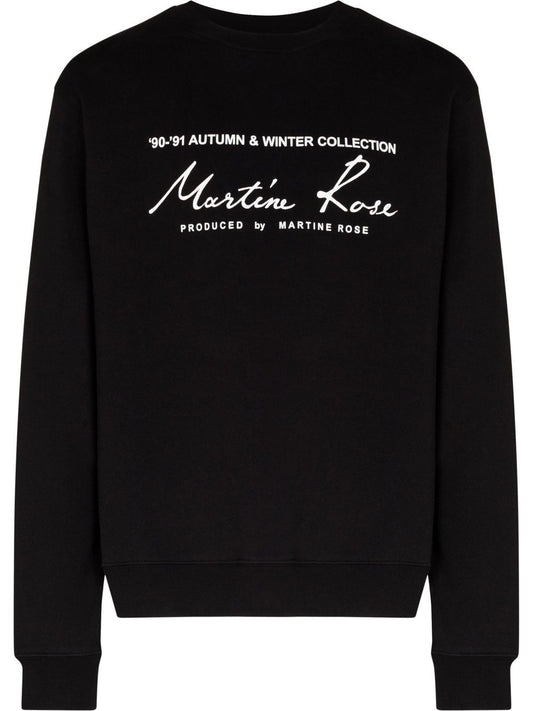 MARTINE ROSE-CLASSIC CREW-CMR 601FL BLACK