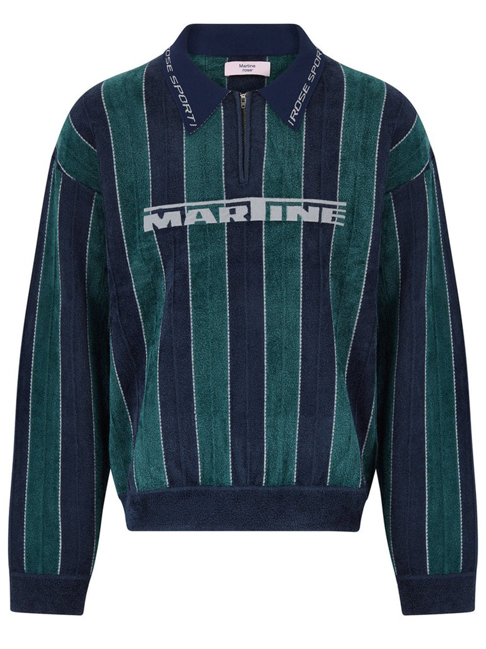 MARTINE ROSE-SPORTY LOGO POLO-