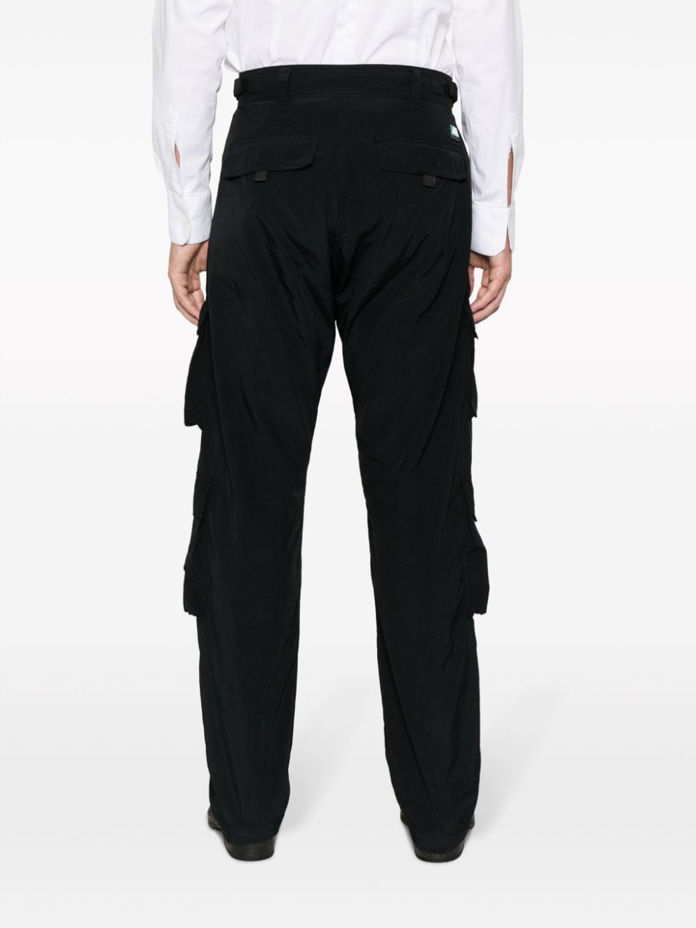 MARTINE ROSE-TWIST SEAM CARGO TROUSER-MRAW23825 BLACK