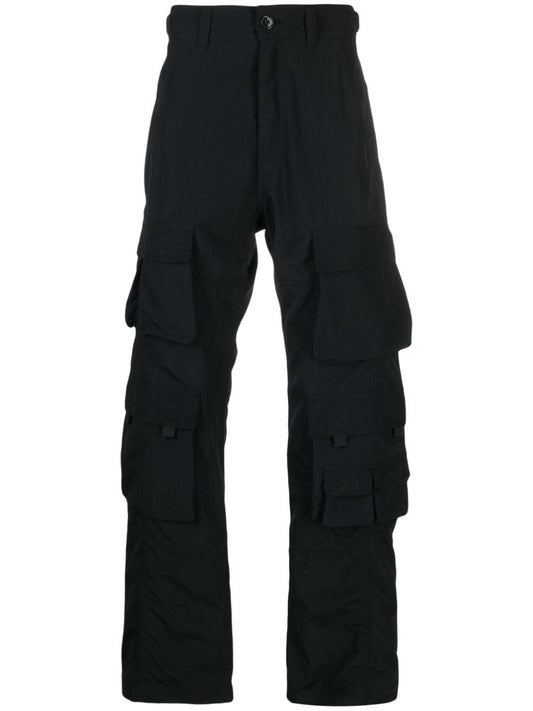 MARTINE ROSE-TWIST SEAM CARGO TROUSER-MRAW23825 BLACK