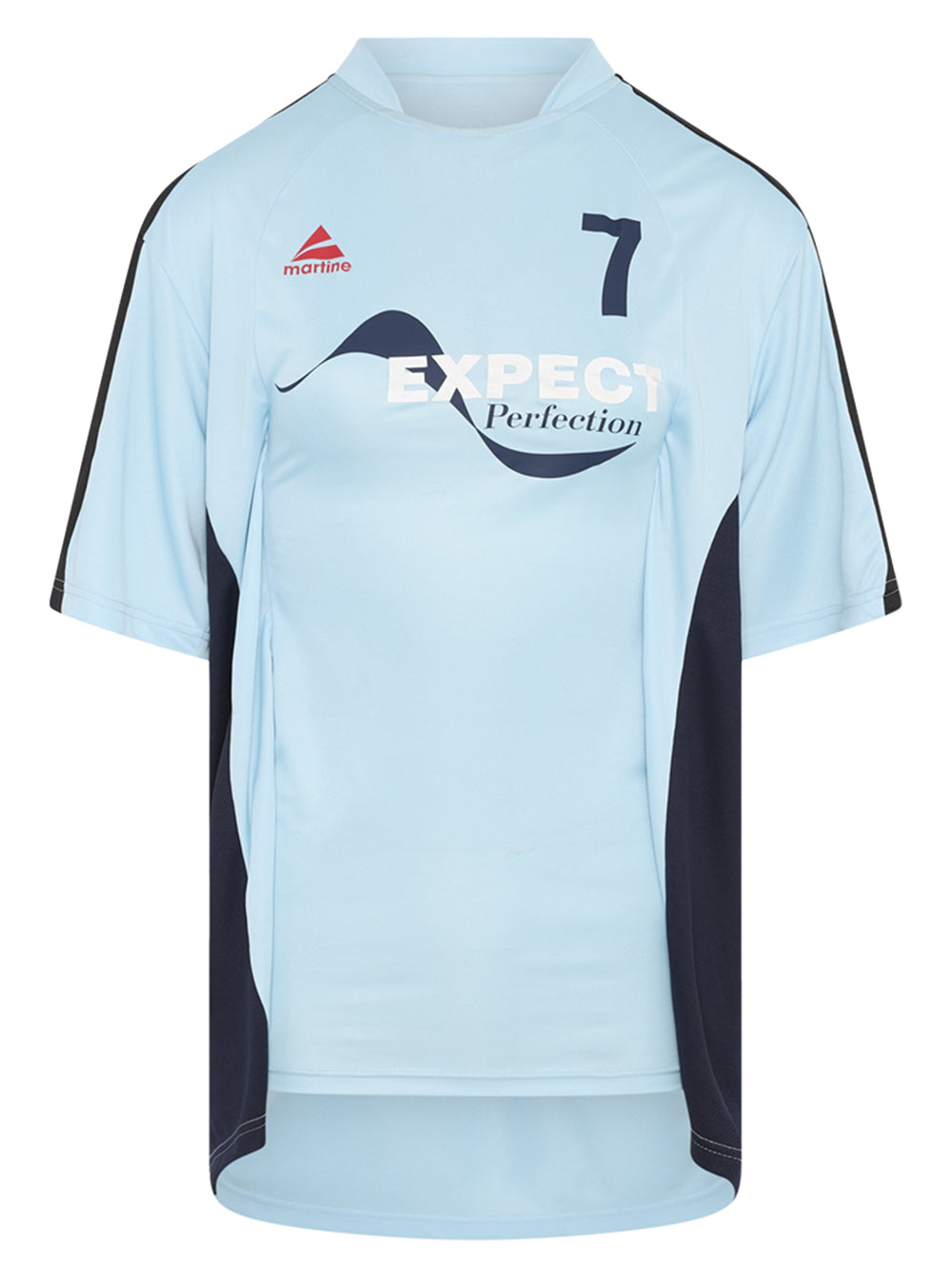 MARTINE ROSE-WOMENS HALF STRETCH FOOTBALL TOP-